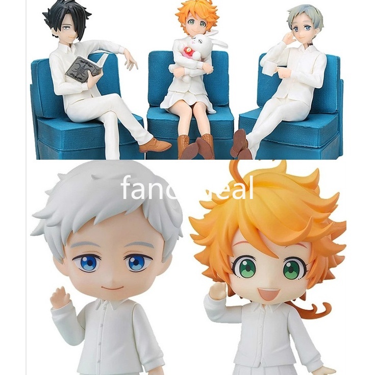 anime-the-promised-neverland-emma-norman-ray-sofa-ver-nendoroid-1092-1505-pvc-action-figure-collection-toy