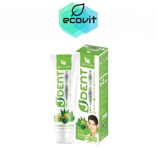 JDENT 3IN1 Herbal White Toothpaste[1 หลอด] ยาสีฟันสมุนไพรเจเด้นท์ สูตรออริจินัลเฟรช