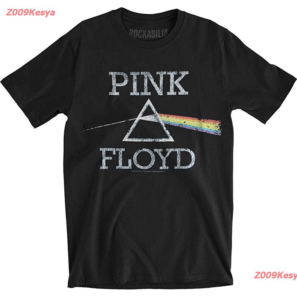 z009kesya-เสื้อยืดสีพื้นผู้ชาย-pink-floyd-dark-side-classic-t-shirt-size-discount-pink-floyd-พิงค์ฟรอยด์