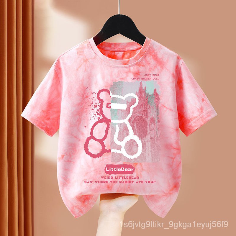 เสื้อผู้หญิงยี่ห้อใหม่เกาหลีฤดูร้อน-2023-เสื้อยืดลายการ์ตูน