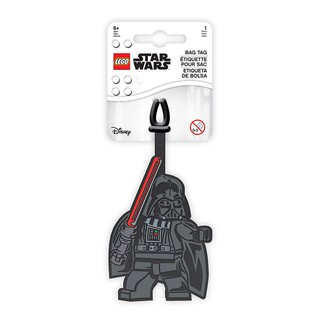 LEGO ป้ายติดกระเป๋า ป้ายห้อยกระเป๋า เลโก้ สตาร์สวอร์ส รุ่น Star Wars Darth Vader ดาร์ธเวเดอร์ ลิขสิทธิ์แท้