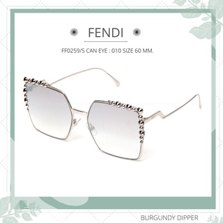 แว่นกันแดด FENDI รุ่น FF0259/S CAN EYE : 010 SIZE 60 MM.