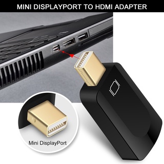 ภาพหน้าปกสินค้าMD07 1080P Mini DisplayPort DP to HDMI Adapter Cable Mini Display Port Converter for Mac Macbook Pro Air ที่เกี่ยวข้อง