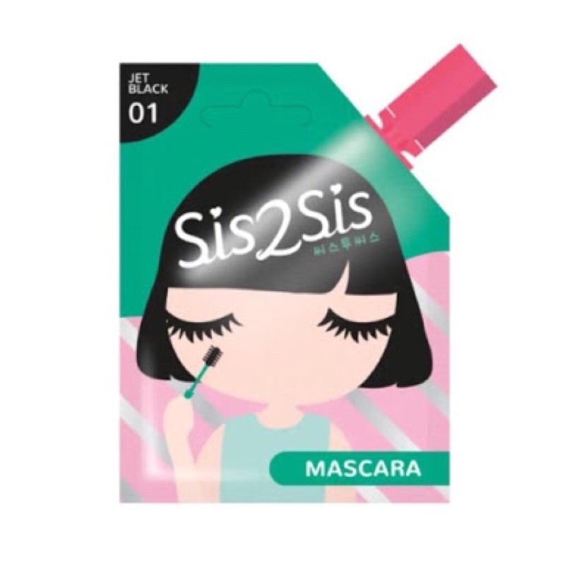 รูปภาพสินค้าแรกของมาสคาร่าแบบซอง SIS2SIS Volumizing Mascara ขนาด 2g