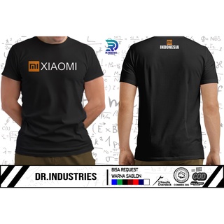 เสื้อยืด พิมพ์ลาย Mi Xiaomi Indonesia สําหรับผู้ชาย อุตสาหกรรม