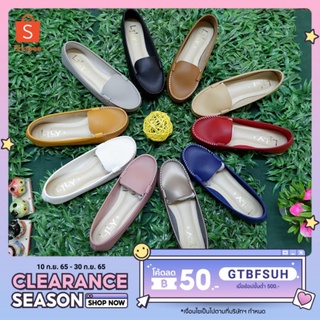 สินค้า Size 36-40 รองเท้าคัทชู หนังนิ่ม แบบหน้าเรียบ Lily Shoes [ใส่โค้ด SEUWS922 ลดทันที 20%]