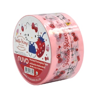 ภาพหน้าปกสินค้าเทปปิดกล่อง Hello Kitty ลิขสิทธิ์แท้ 48 มม. x 16.2 เมตร ( 18 หลา) เทปกาว เทปตกแต่ง นูโว่ Nuvo [S24] ที่เกี่ยวข้อง
