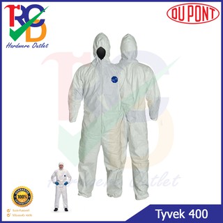 ภาพหน้าปกสินค้าDupont รุ่น Tyvek 400 Cat.III ชุดกันสาร Type 5,6  SIZE. M - XL (ราคาต่อตัว) ที่เกี่ยวข้อง