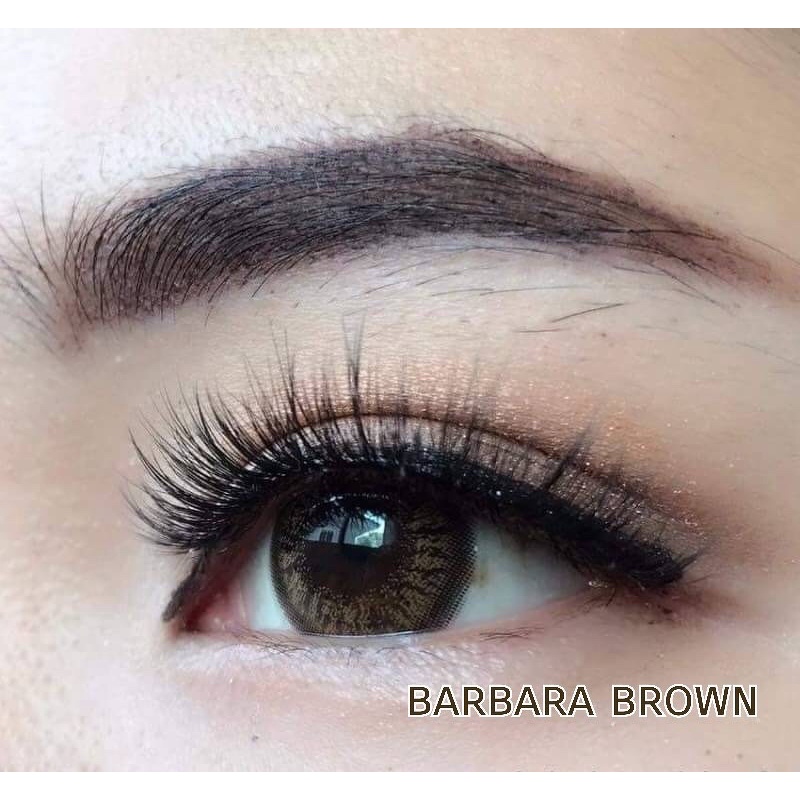 barbara-brown-สีน้ำตาล-contact-lens-คอนแทคเลนส์-bigeyes-บิ๊กอาย-ขอบฟุ้ง-ตาหวาน-เรียบร้อย-สุภาพ-1-25-ค่าสายตา-สายตาสั้น