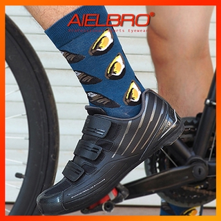⭐2021 NEW⭐ AIELBRO ถุงเท้ากีฬาขี่จักรยานระบายอากาศ