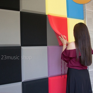 แผ่นซับเสียง ฟองน้ำซับเสียง acoustic panel ขนาด 50x50 ซม.