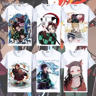 🔥ถูกและดี ชุดคอสเพลย์ Anime เสื้อดาบพิฆาตอสูร ชุดชิโนบุGhost slayerGhost Slayer Anime Peripheral T-shirt เสื้อผ้าฤดูร้