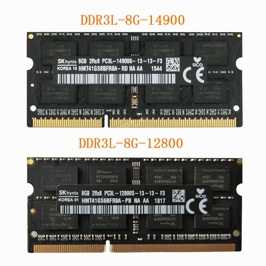 แรม-หน่วยความจําแล็ปท็อป-โน้ตตบุ๊ก-sk-hynix-8gb-pc3l-2rx8-12800-14900-ddr3l-1600-mhz-14900mhz