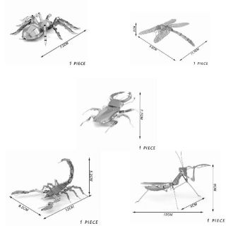 3D puzzle  แมงป่องประกอบแล้ว