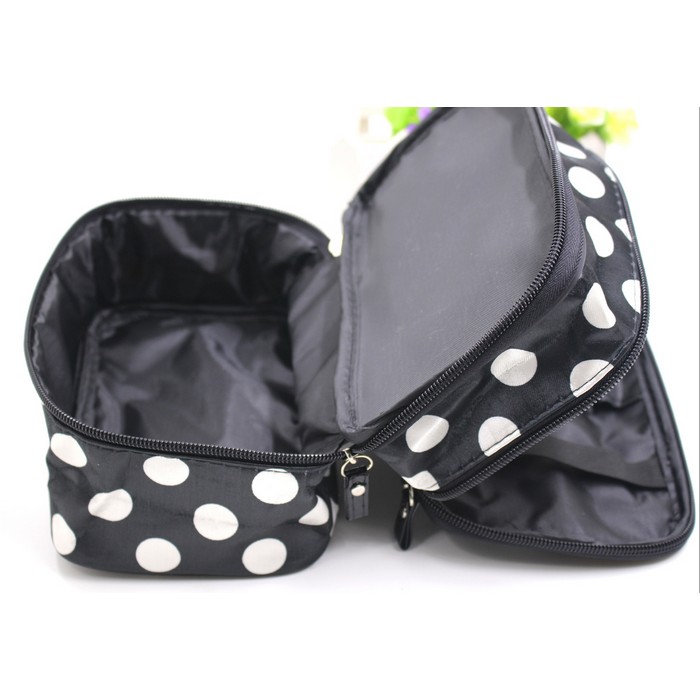 กระเป๋าเครื่องสำอางยุโรปลายจุด-polka-dots