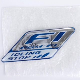 สติ๊กเกอร์ FI สีฟ้า(ใหญ่) แท้ศูนย์ HONDA100% logo sticker