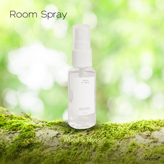 Room Spray ขนาดพกพา สเปรย์น้ำหอม ปรับอากาศ กลิ่น Wood &amp; Moss 35 ML กลิ่นแนวป่าไม้ ใกล้น้ำตก สดชื่น น้ำหอมปรับอากาศ