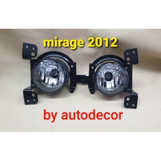 สปอตไลท์ ไฟตัดหมอก Mitsubishi mirage มิราจ ปี 2012 2013 2014 2015