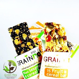 ภาพขนาดย่อของสินค้าXongdur เกรนนี่ เกรนน่า ขนมธัญพืชแท่ง (แบบชิ้น) Cereal Snack Bar Low Sugar