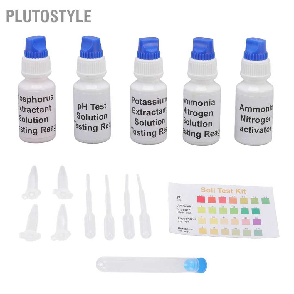 plutostyle-ชุดสารละลายทดสอบดิน-ไนโตรเจน-ฟอสฟอรัส-โพแทสเซียม-สําหรับการเกษตร-ทําสวน