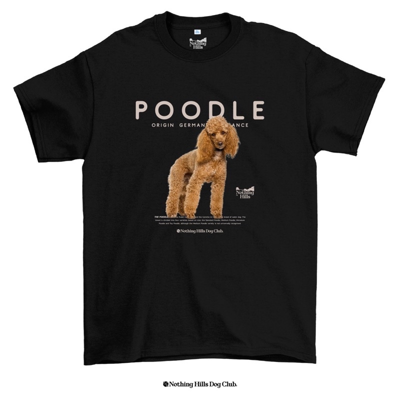 เสื้อยืดลาย-poodle-พูเดิล-classic-cotton-unisex-by-nothing-hills-ใหม่