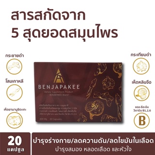 ผลิตภัณฑ์เสริมอาหาร สารสกัดเข้มข้นจาก กระชายดำ กระเทียมดำ โสมเกาหลี เห็ดหลินจือ เห็ดยามาบูชิตาเกะ วิตามินบี1
