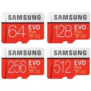 Samsung 64GB 128GB 512GB Evo Plus MicroSDHC C10 100MB/s Micro SD Memory Card Lot