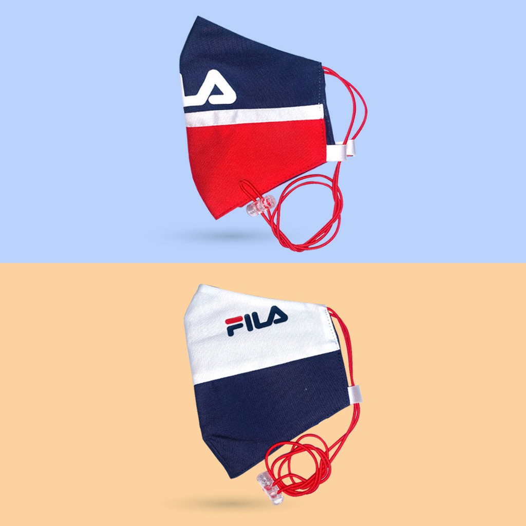 ภาพสินค้าFila Collection Duo Pack Promotion หน้ากากผ้า Basic Mask (เซทคู่) (389) จากร้าน landcoplus บน Shopee ภาพที่ 6