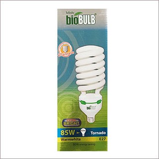 หลอดไฟทอร์นาโด-85w-biobulb-แสงสีส้ม-warmwihte-หลอดไฟเกลียว-หลอดประหยัดไฟ-e27-สำหรับไฟบ้าน-220v