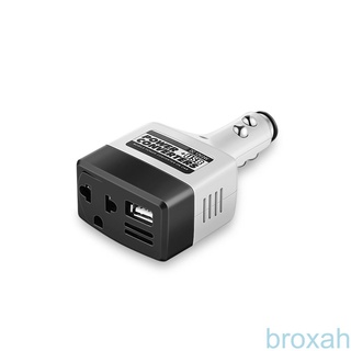 DC 12V to AC 220V Car Power Inverter Converter 6W Modified Sine Wave Power with USB Output for Smartphone  【broxah】