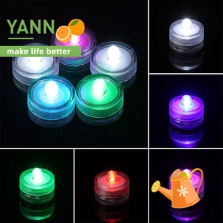 สินค้า Yann โคมไฟ LED รูปเทียน ขนาดเล็ก กันน้ํา หลากสี อุปกรณ์เสริม สําหรับตกแต่งตู้ปลา