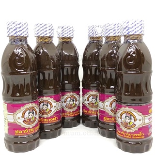 ปลาร้านางฟ้า 6 ขวด สูตรฝาขาว เข้มข้น ขนาด 400 ml. ส่งฟรี