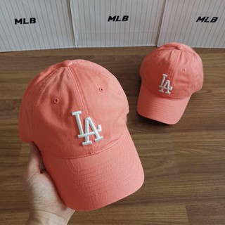 หมวก MLB โลโก้ LA สีส้มโอรส 🟠🟠