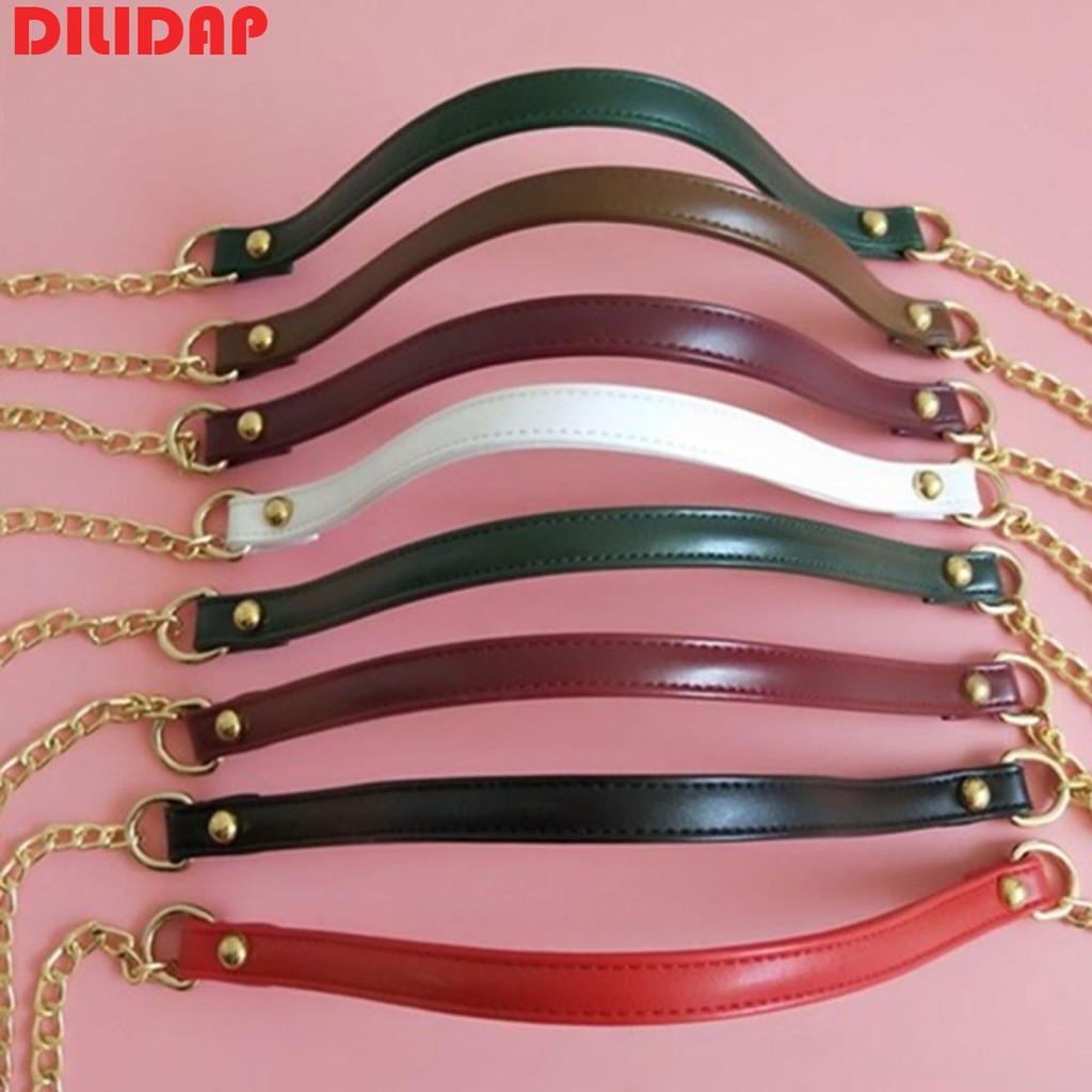 dilidap-สายสะพายกระเป๋า-แบบหนัง-pu-และโซ่-ยาว-120-ซม