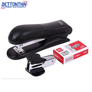 Deli 0355 Stapler Set 20 Sheets ชุดเครื่องเย็บกระดาษ 20 แผ่น 3 ชิ้น คละสี 1 ชิ้น ยี่ห้อ Deli ที่เย็บกระดาษ เครื่องเย็บ