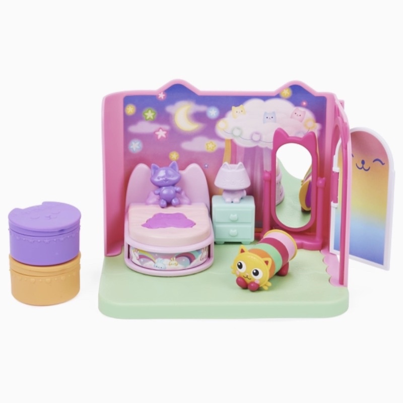 ของแท้100-gabbys-dollhouse-sweet-dreams-bedroom