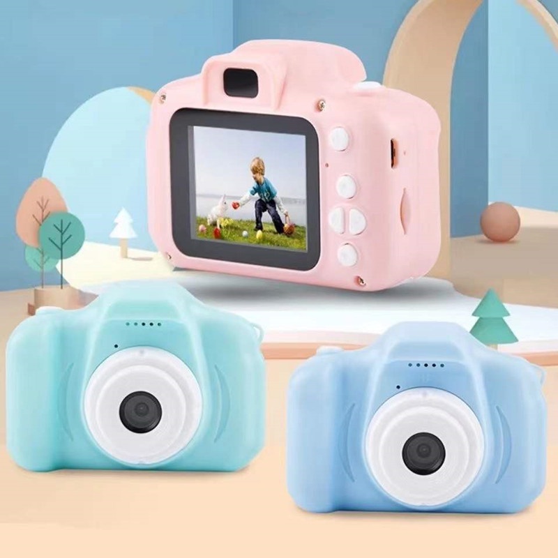 ภาพหน้าปกสินค้ากล้องถ่ายรูปสำหรับเด็ก ถ่ายรูป ถ่ายวีดีโอ ได้จริง กล้องถ่ายรูปเด็กตัวใหม่ กล้องดิจิตอล ขนาดเล็กของเล่นสำหร