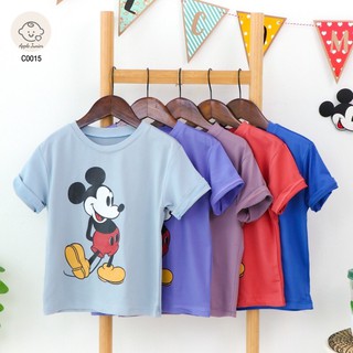 🧸 เสื้อยืดเด็ก สำหรับเด็กอายุ 1-3 ขวบ ผ้าคอตตอนนิ่ม ใส่สบาย  เสื้อเด็กผู้ชาย คอกลมแขนสั้น พร้อมส่ง