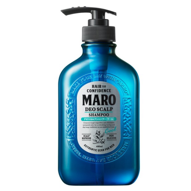 maro-แชมพูบำรุงหนังศีรษะ-สำหรับผู้ชาย-มาโร่-ดีโอ-สคัลป์-ปราศจากซิลิโคน-ชุดละ-2-ขวด-ขวดละ-400-มิลลิลิตร-maro-deo-scalp