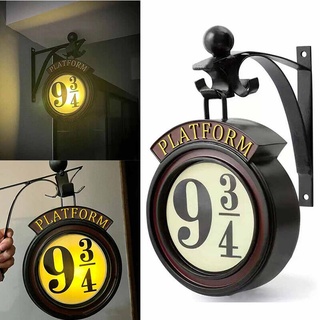 ภาพหน้าปกสินค้าHarry Potter Wall Hanging Night Light  LED Metal Bracket Wall Art Lamp Home Decoration ที่เกี่ยวข้อง