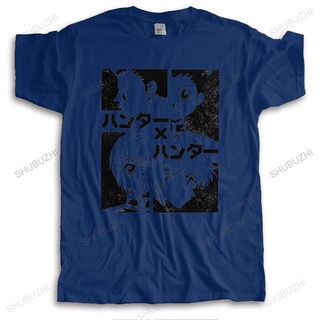 T-shirt  Cool Hunter X Hunter เสื้อยืด แขนสั้น พิมพ์ลายการ์ตูนอนิเมะ มังงะญี่ปุ่น 100% ของขวัญ ฤดูร้อน สําหรับผู้ชายS-5X