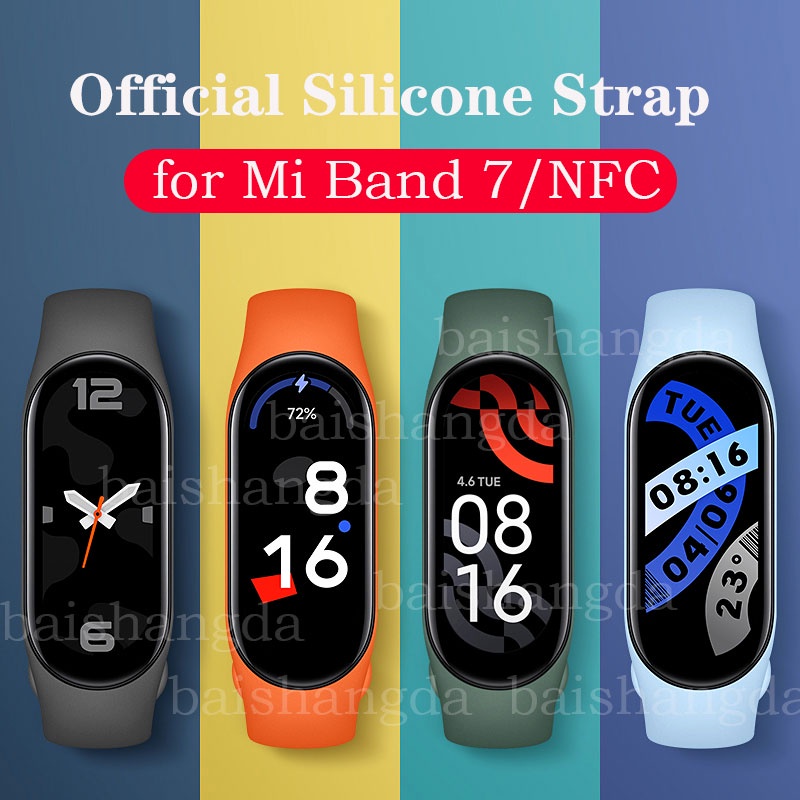 ภาพหน้าปกสินค้าสายรัดข้อมือ สําหรับ Mi band 7 Mi band 7 NFC xioami7