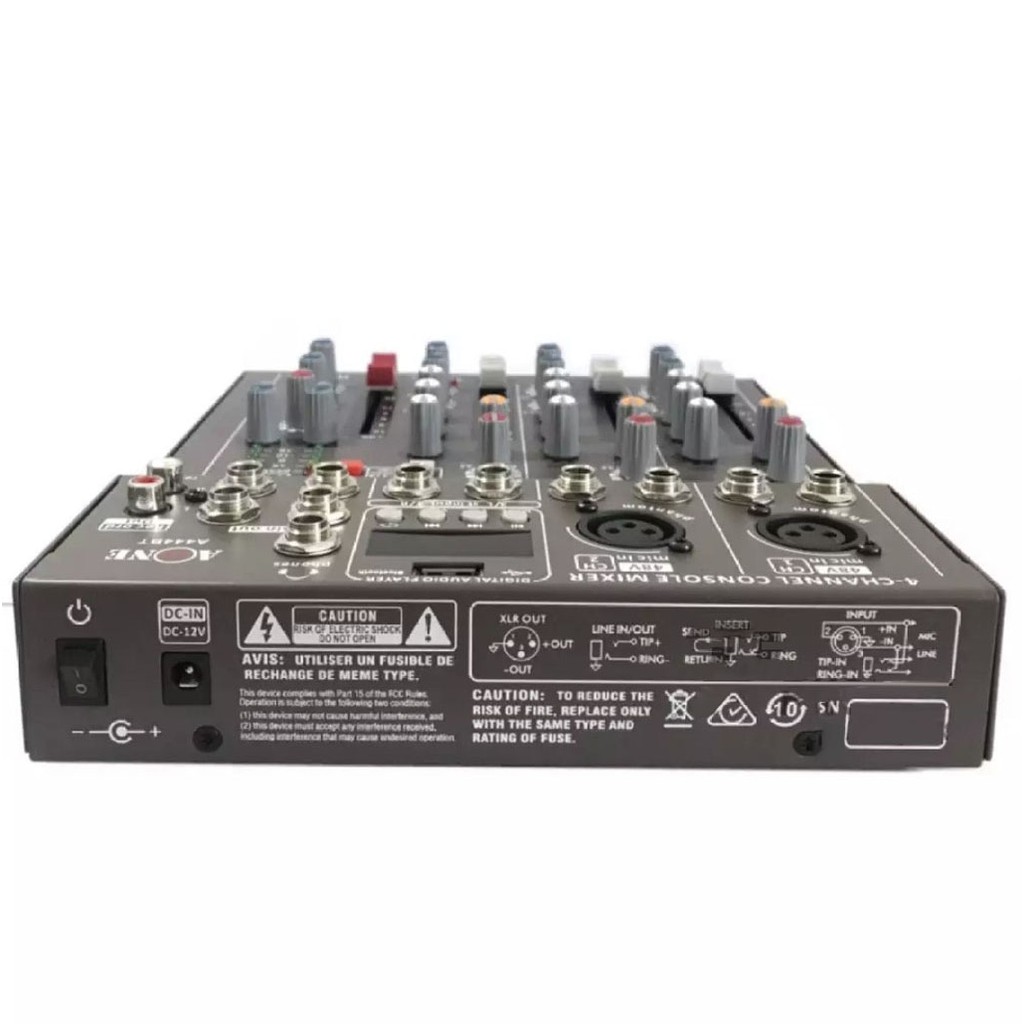 มิกเซอร์-4ช่อง-live-mixing-studio-audio-sound-mixer-console-usb-ฺbluetooth-รุ่น-a-444bt-รุ่นใหม่ล่าสุด