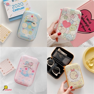 กระเป๋าเคส EVA มีซิป ลาย Cinnamoroll น่ารัก สําหรับใส่จัดเก็บหูฟัง ฮาร์ดดิสก์ เหมาะกับการพกพาเดินทาง