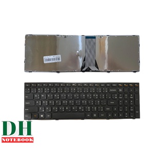 คีย์บอร์ดโน๊ตบุ๊ค keyboard   Lenovo G50-30 G50-45 G50-70 G50-80 G70-70 G70-80 Z50-70 Z50-75 สีดำ TH-ENG