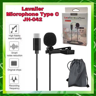 Lavalier Microphone Type C รุ่น JH-042 #ไมโครโฟน สำหรับ Android Smartphones