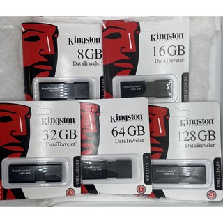 ภาพขนาดย่อของสินค้าแฟลชไดร์ฟ 8GB/16GB/32GB/64GB/128GB/Kingston DataTraveler 100G3 USB/ 3.1 Flash Drive (DT100G3/8GB/16GB/32GB/64GB/128GB)