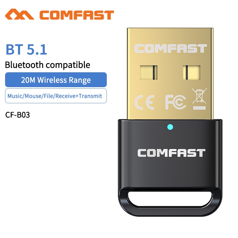 comfast-อะแดปเตอร์รับส่งสัญญาณเสียงเพลง-บลูทูธ-5-1-ไร้สาย-usb-5-0-4-0-สําหรับลําโพง-pc-แล็ปท็อป-cf-b03