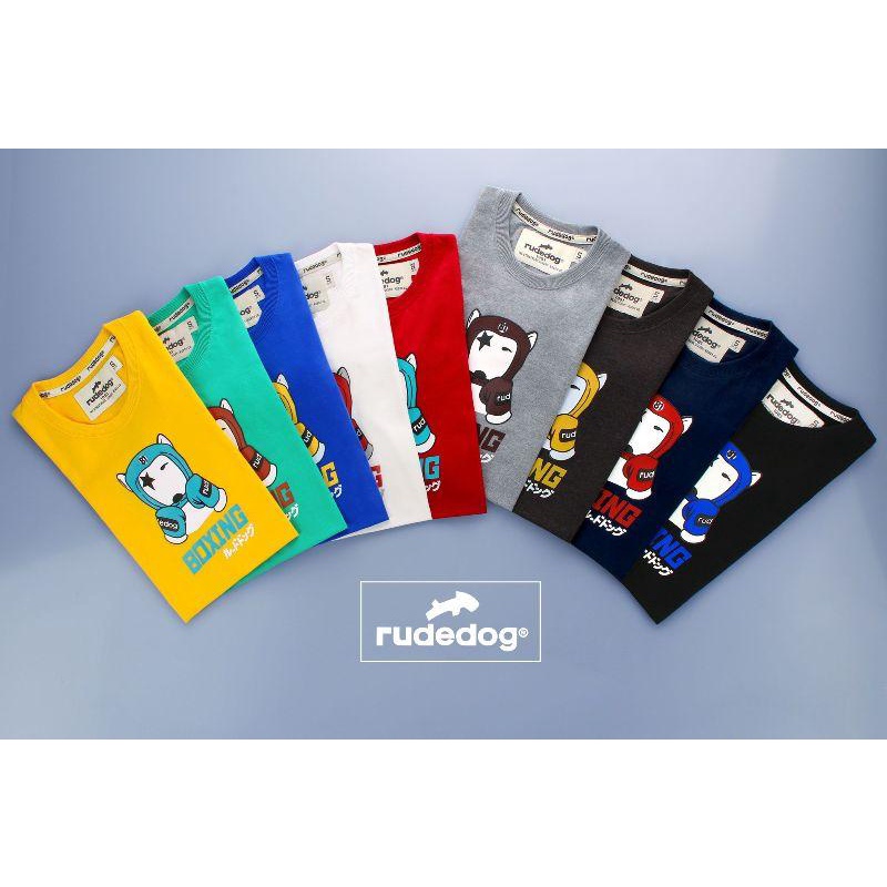 rudedog-t-shirt-เสื้อยืด-รุ่น-boxing-ผุ้ชาย-แฟชั่น-คอกลม-ลายสกรีน-ผ้าฝ้าย-cotton-ฟอกนุ่ม-ไซส์-s-m-l-xl