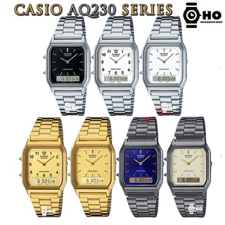 CASIO รุ่น AQ-230  AQ-230A-1D AQ-230A-7 AQ-230GA-9B AQ-230GA-9D AQ-230GG-2A AQ-230GG-9A ของแท้ประกัน1ปี AQ-230A AQ-230GA